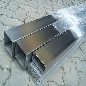 Kare paslanmaz dikişsiz kaynaklı boru ayna 2B bitirmek dekoratif kare Ss 304 bükme boruları paslanmaz çelik boru - Product Image 2