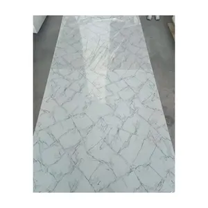 1220x2440 1220x2800 waterproof UV panel pvc marble sheet 3d marble wall panel carbon slate marble for wall