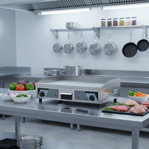 Matériel de restauration, gril à gaz de table, plaque de cuisson, teppanyaki, plaque de cuisson plate à fentes pour usage commercial - Product Image 1