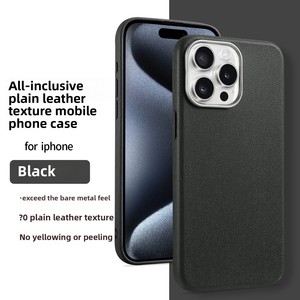 Funda de TPU con Patrón de Piel de Lichi para Teléfono Móvil Apple <span class=keywords><strong>iPhone</strong></span> 16 Pro Max 14/13/15 XR, Funda Protectora Completa con Agarre - Product Image 6