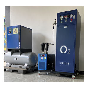مولد أوكسجين صغير مصنع الأوكسجين الطبي 50LPM مولد غاز الأكسجين PSA 93+-3% مع ضاغط الهواء - Product Image 2