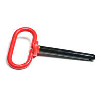 Goupille de sécurité autobloquante en acier inoxydable 316 de qualité marine, anti-rouille, 1/4 pouce, avec câble anti-perte
