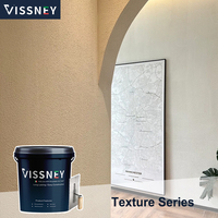 Revêtement anti-humidité acrylique professionnel avec texture granulaire pour la construction de murs extérieurs pour la rénovation de villas et d'hôtels