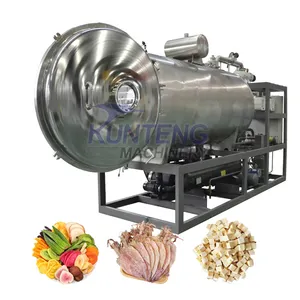 Multifunctionele Lyofilisator Vriesdroger Sublimatiedroger Voor Voedsel Droog Ei Melkpoeder Gevriesdroogd Fruit Maken Machine 10 Kg