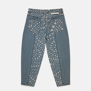 <span class=keywords><strong>Pantaloni</strong></span> <span class=keywords><strong>Jeans</strong></span> <span class=keywords><strong>Jeans</strong></span> personalizzati di colore solido alla moda per ragazze con stampa <span class=keywords><strong>pantaloni</strong></span> eleganti per ragazze - Product Image 2