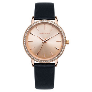<span class=keywords><strong>Reloj</strong></span> de Lujo AMOVAN para <span class=keywords><strong>Mujer</strong></span>, Analógico, con Correa de Acero Inoxidable, 36 mm, Resistente al Agua, Movimiento de Cuarzo <span class=keywords><strong>Citizen</strong></span>, Diseño Simple, Suministro ODM - Product Image 6