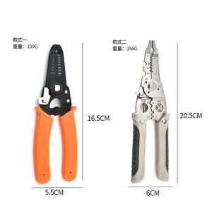 Otros pelacables multifuncionales de acero inoxidable de 16,5 cm y 20,5 cm, alicates de electricista, herramientas de grado industrial - Product Image 1