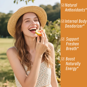 Gomitas de clorofila de 400mg personalizadas al por mayor con mezcla de refuerzo inmunológico, gomitas antioxidantes sin azúcar, sabor a manzana - Product Image 3