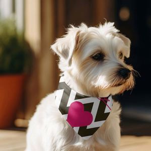 Premium Quality Double Layer Reversible Pet Kerchief Neck Warmer Triangle <b>Bibs</b> Scarf Dog Bandana Custom Print Quick Shipping - Product Image 3