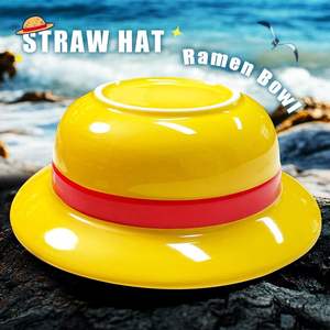 Set di Ciotole per <span class=keywords><strong>Ramen</strong></span> in Ceramica Usa e Getta Edizione Captain's Feast, Stile <span class=keywords><strong>Anime</strong></span>, con Forchetta e Cucchiaio Martellati, Regalo per Fan OP - Product Image 2