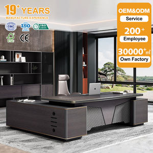 Moderna banca di fascia alta Hotel in legno mobili da ufficio scrivania capo tavolo di lusso CEO Executive scrivania da ufficio - Product Image 1