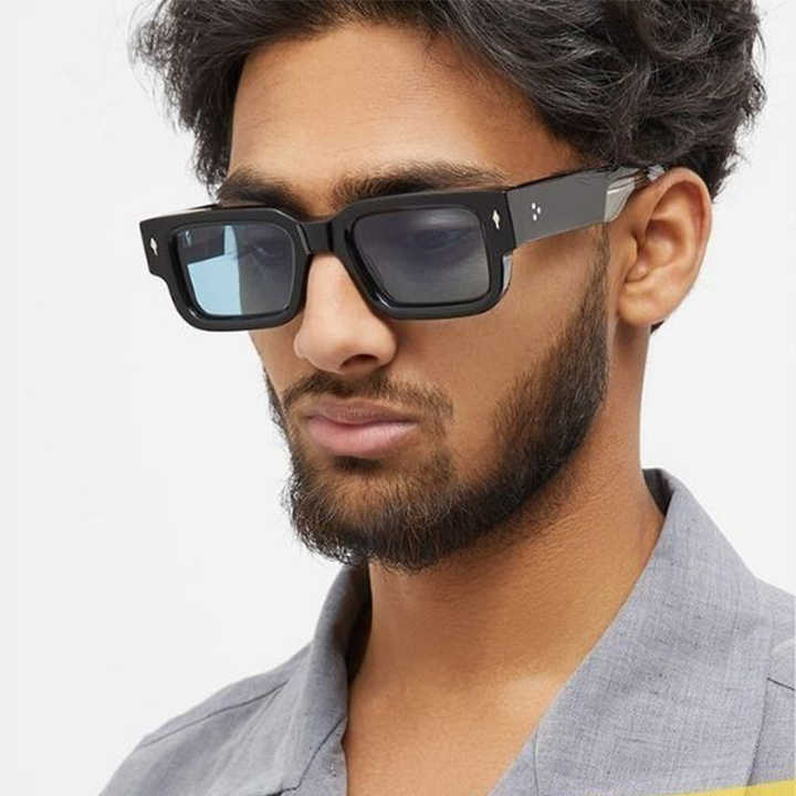 Retro Sunglasses Mens Cheap Square Sunglasses Black Retro Square
