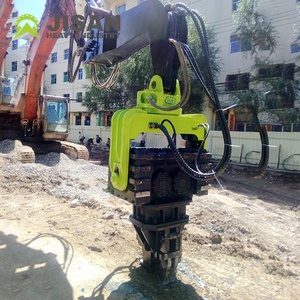 Marteau vibrant monté sur excavatrice <span class=keywords><strong>de</strong></span> marque JISAN pour pieux en acier - Product Image 2