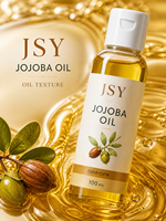 Minyak Jojoba Label Pribadi 100mL Minyak Perawatan Pelembap Pijat Rambut & Tubuh Alami Berbahan Dasar Botani OEM ODM Produsen Kustom Grosir