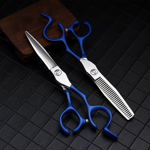 Hairdressing Scissors Set 6 Inch Straight Head V Tooth Shears For Salon Beauty Use Durable Professional Hair Styling Tools - Product Image 2