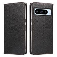 Casepert Étui portefeuille de luxe en cuir pour téléphone Google pixel 9 Pro / 9 Pro XL 5G Flip Cover With Holder Bag Antichoc Phone Pouch