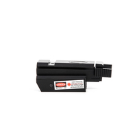 LUGER JG10 Mini Lampe Tactique avec Point Rouge, Lampe Torche, Pointeur Laser Vert, 11mm 20mm, Chasse, Alliage d'Aluminium Noir