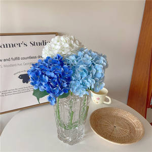 Planta en maceta hidratante de bonsái de <span class=keywords><strong>Hortensia</strong></span> táctil Artificial para el hogar, oficina, jardín, interior, exterior, decoración de sala de estar - Product Image 6