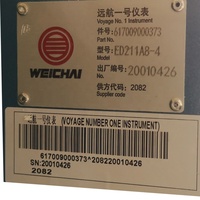 Weichai 6170 Voyage 617009000373 617009000374 ED211A8-4 Instrument de moniteur de moteur marin Diesel