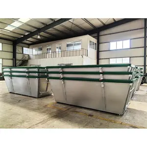 4 Yards Metal Skip Bin Garbage Container 6M3 Skip Bin Metal Waste Skip Bins For Sale