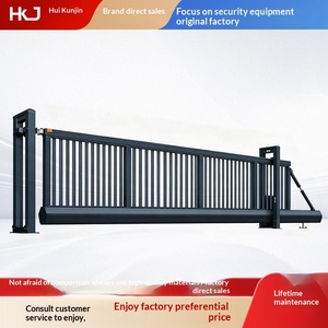 Porte coulissante sectionnelle électrique suspendue en alliage d'aluminium, sans rail, télescopique, industrielle, personnalisable - Product Image 2