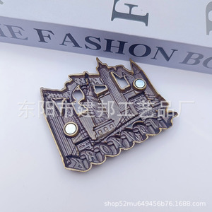 Recuerdos turísticos de Nueva York, San Francisco, Francia, Reino Unido, España, Bélgica y República Checa, imanes de aleación de zinc para refrigerador. - Product Image 2