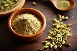 Poudre de cardamome verte de qualité supérieure, naturelle, finement moulue, épice Elaichi au parfum intense et au goût authentique - Product Image 2