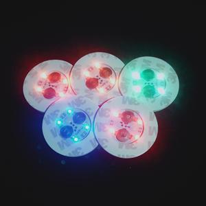 Sous-verres promotionnels 2026 pour bars et fêtes, multicolores, fins, légers, personnalisables, ronds, avec impression de logo, autocollants LED personnalisés - Product Image 3