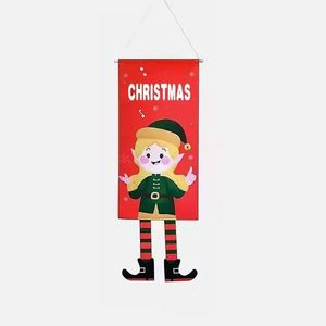 Custom Printing Window Wall Hanging Flag Decoration Christmas Hanging <b>Banner</b> - Product Image 1