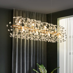 Keli Dandelion Design creativo lampadari <span class=keywords><strong>di</strong></span> cristallo moderno LED nordico casa da pranzo luci a sospensione illuminazione decorativa - Product Image 5