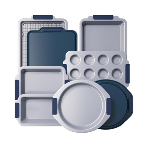 Juego de Utensilios para Hornear <span class=keywords><strong>JOHO</strong></span> BAKING de 9 Piezas, Antiadherentes, de Acero al Carbono Resistente, Ecológicos, con Asas de Silicona, Duraderos - Product Image 1