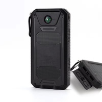 Nouvelle Banque d'alimentation solaire sans fil ultra-mince portable à affichage LED, magnétique, haute capacité 20000 mAh, étanche