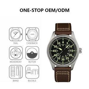 <span class=keywords><strong>Orologio</strong></span> Subacqueo da Uomo <span class=keywords><strong>in</strong></span> <span class=keywords><strong>Titanio</strong></span> con Movimento Meccanico OEM Sw200 Resistente all'Acqua 300m per Kickstarter - Product Image 4