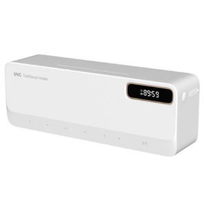 Stérilisateur de brosse à dents électrique de voyage ES905 UV à double stérilisation, séchage à air chaud, rangement et distributeur de dentifrice en ABS - Product Image 5