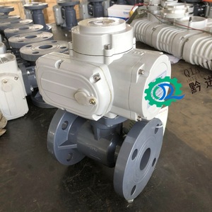 Qianjin Intelligent <b>Control</b> Upvc Ball Valve Dc24V 4G <b>Wireless</b> Regulating Type Water Conservancy <b>Heating</b> - Product Image 2