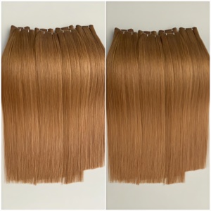 Extensiones de Cabello Europeo Remy 100% Virgen de Doble Trama para Genius Weft, Marca Ruikang, Gran Venta - Product Image 1