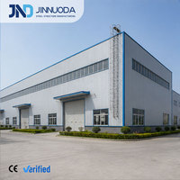 Atelier en structure métallique préfabriquée avec certification CE, fourni par l'usine