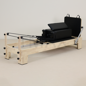 Tmax <span class=keywords><strong>marca</strong></span> de alta calidad Maple Reformer modelo clásico de arce duro para estudio y reformador de Pilates individual - Product Image 4