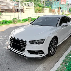 Pour A7 S7 C7 Sline 2015-2018 : Lame de protection inférieure de pare-chocs avant, diffuseur d'air, accessoires automobiles - Product Image 3