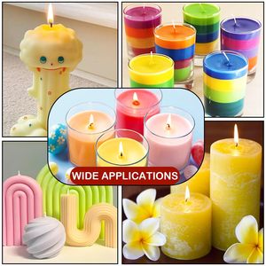 สีผสมเทียนเหลว 36 สี เหมาะสำหรับทำเทียน DIY - สีธรรมชาติเข้มข้นสูงสำหรับเทียนไขถั่วเหลือง, เทียนขี้ผึ้ง, เทียนเจล, เทียนปาล์ม - Product Image 6