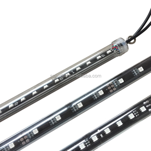 Luces LED de Lluvia de Meteoros para Jardín, Tubos Digitales RGB 3D con Efecto Meteorito, Programables DMX512 SMD5050 RGB de 16 Píxeles, Impermeables IP68 para Exteriores - Product Image 2