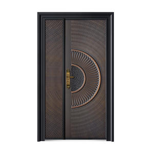 PHIPULO Fresh Drop Artisan <span class=keywords><strong>Puertas</strong></span> de sistema de entrada de aluminio Forjado a <span class=keywords><strong>mano</strong></span> Premium Door Grand Gate para residencias de alta gama - Product Image 5
