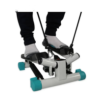Steppeur d'exercice en acier pour gym, fitness, yoga, aérobic, mini-stepper elliptique, machine de marche nordique, bandes de résistance