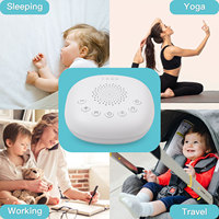 Lecteur de musique portable USB rechargeable avec lumière LED RGB respirante, machine à bruit blanc apaisant 2W pour berceuses de bébé et sommeil, home cinéma