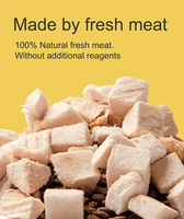 Cubes de poulet lyophilisés en gros pour animaux de compagnie, friandises lyophilisées pour animaux, cubes de poitrine de poulet lyophilisés, friandises lyophilisées pour chats