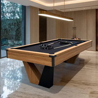 Fournisseur du Guangdong vend des tables de billard modernes de luxe haut de gamme en MDF pour villas, 7, 8 et 9 pieds
