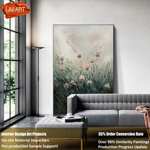 Uniart <span class=keywords><strong>ภาพ</strong></span><span class=keywords><strong>วาด</strong></span><span class=keywords><strong>ส</strong></span>ีน้ำมัน<span class=keywords><strong>ดอก</strong></span>ไม้ศิลปะบนผืนผ้าใบพื้นผิวศิลปะ<span class=keywords><strong>ภาพ</strong></span>แอบ<span class=keywords><strong>ส</strong></span>แตรกต์ดอกไม้ป่าตกแต่งผนังภาพ<span class=keywords><strong>วาด</strong></span><span class=keywords><strong>ดอก</strong></span><span class=keywords><strong>ไอ</strong></span><span class=keywords><strong>ริ</strong></span><span class=keywords><strong>ส</strong></span>ขนาดใหญ่พิเศษ - Product Image 2