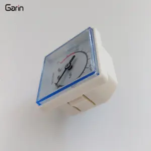 -760mmhg 40MM Dual Scale Square Vacuum Pressure Gauge For Medical Sputum Aspirator And Attractor