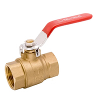 Válvula de Bola Roscada de Latón de 3" 2" FIP UL / CS para Agua, Aceite y Gas