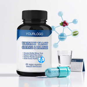 Kapsul Vegan Pembersih Detoks Saluran Kemih, Suplemen Pendukung Ginjal, Ekstrak Cranberry Organik, 60 Kapsul, Herbal untuk Dewasa - Product Image 6